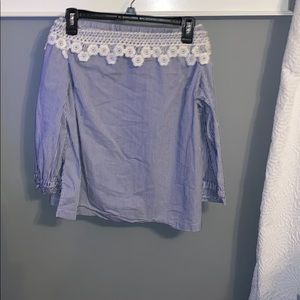 Off the shoulder blouse